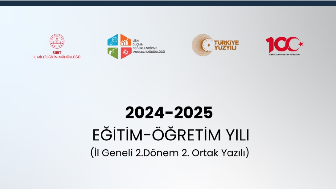 İl Geneli Ortak Yazılı Sınavlara İlişkin Kılavuz Yayımlandı